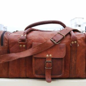 stylische Reisetasche aus Leder
