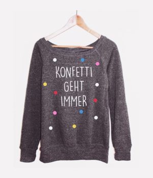 Sweater Konfetti-Pullover Hipster Vintage Punkte