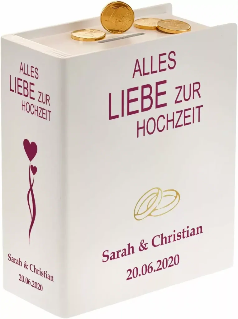 Spardose zur Hochzeit