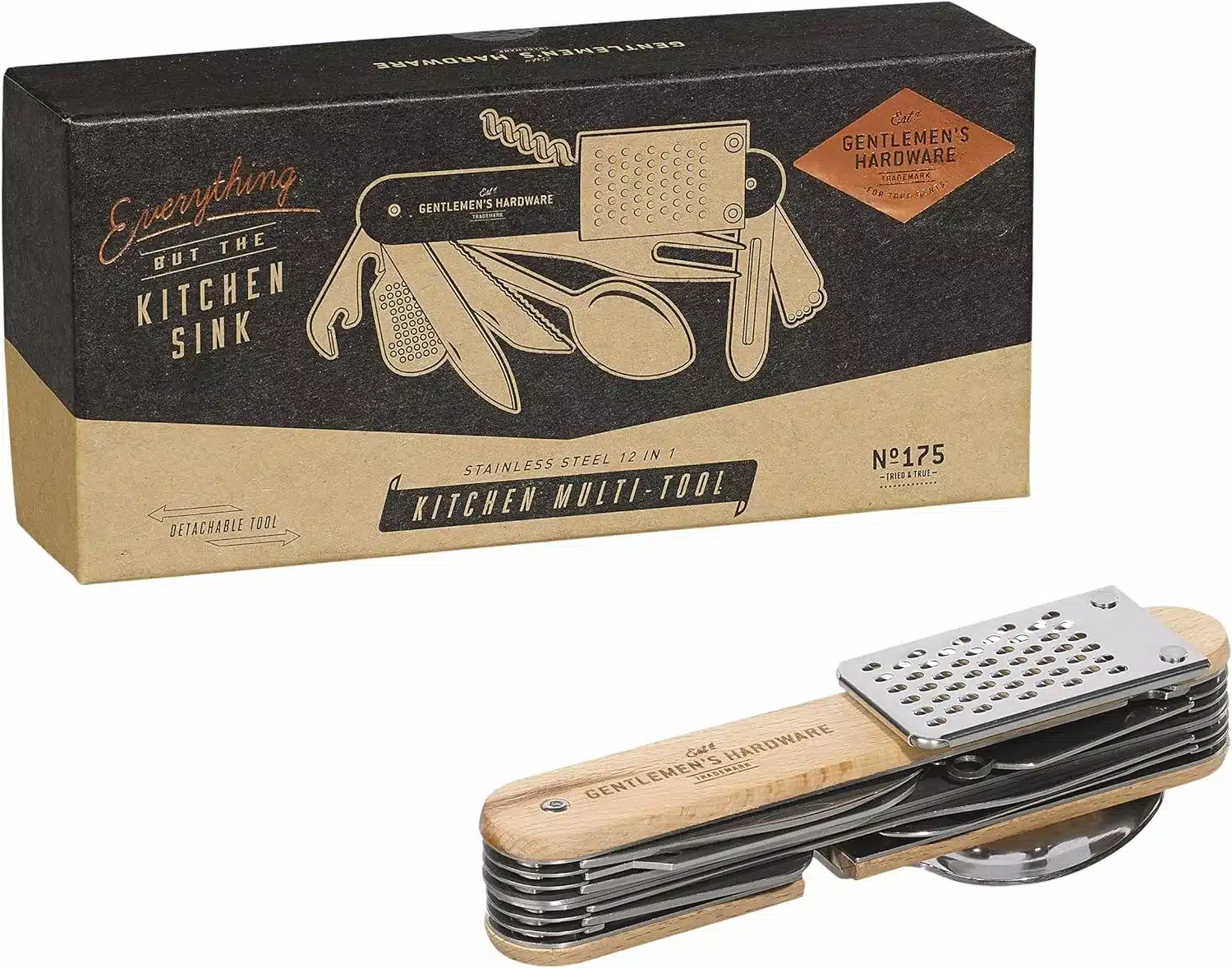 Multi-Tool für die Küche. Wie ein Schweizer Messer - Optimiert für alles was du zum Kochen brauchst