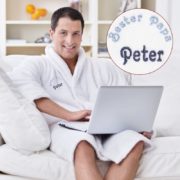 Papa-Bademantel