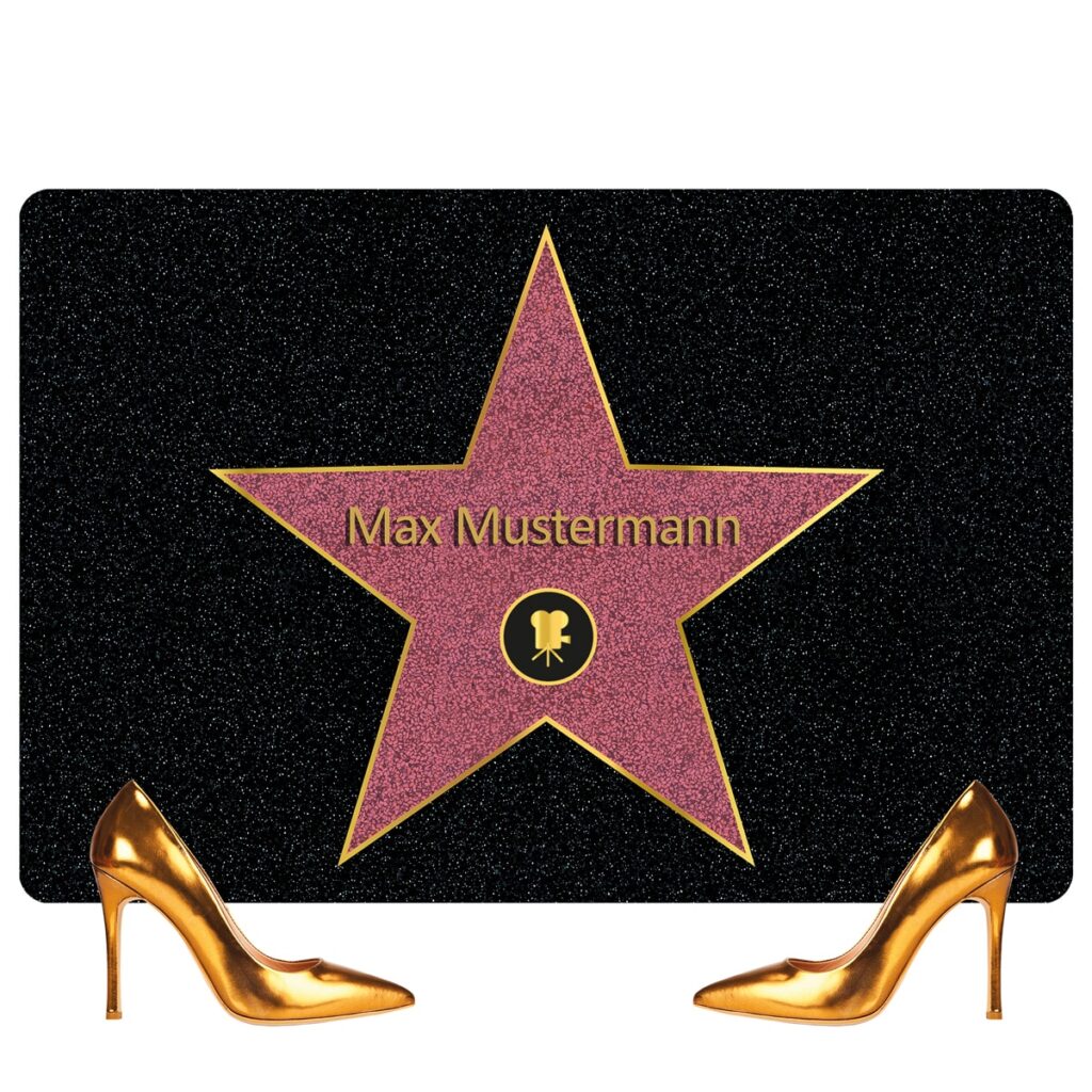 Fußmatte für Stars und Sternchen