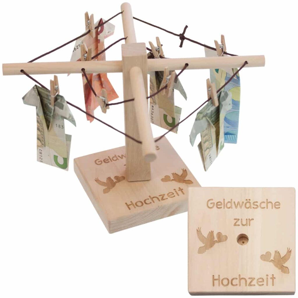 Geldwäschespinne zur Hochzeit