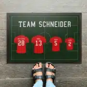 Fußmatte für Fußballer