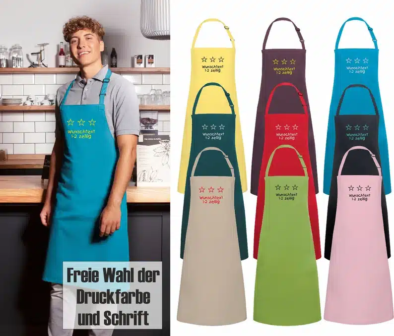 Schürze für Sterne-Hobbyköche