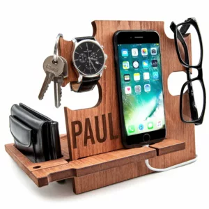 Docking-Station für Männer aus Edelholz