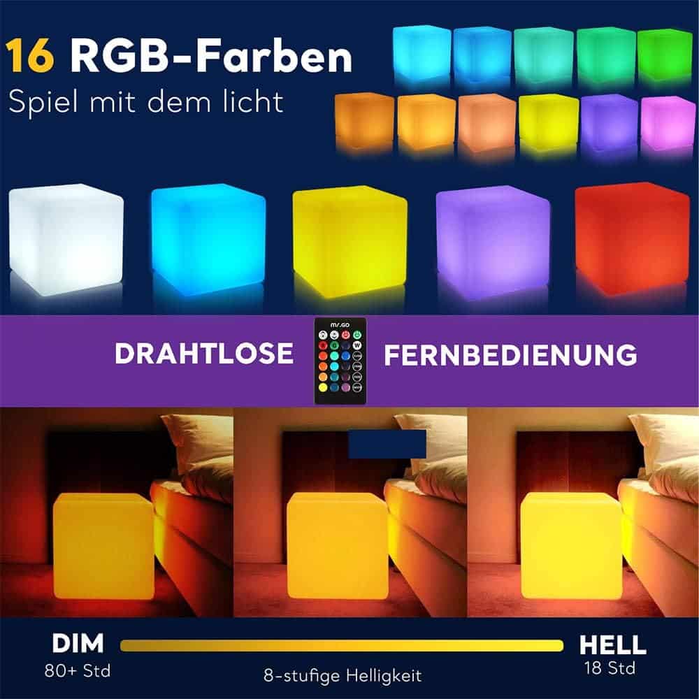 Appgesteuerte Designlampe