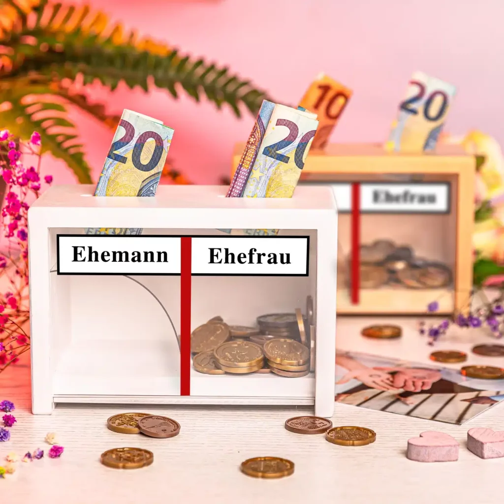 Spardose für Ehepaare
