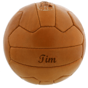 Retro-Fußball mit Gravur