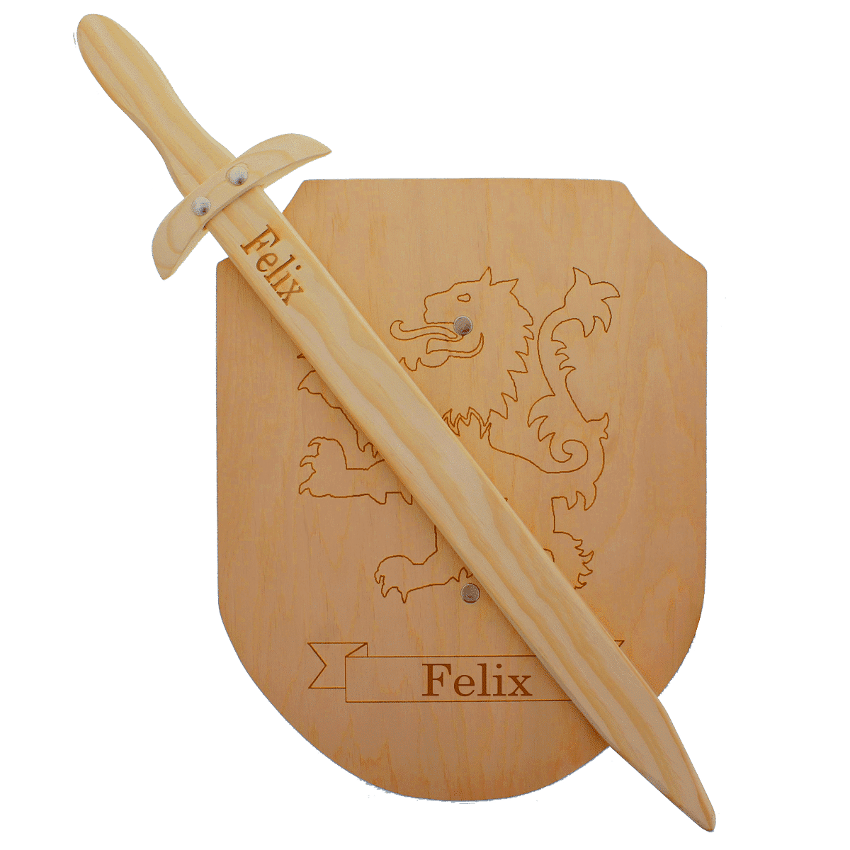 Holzschwert und Schild für Kinder **ENGLAND** 