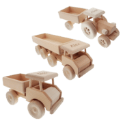 Holzauto mit Gravur