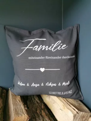 Kissenbezug Familie