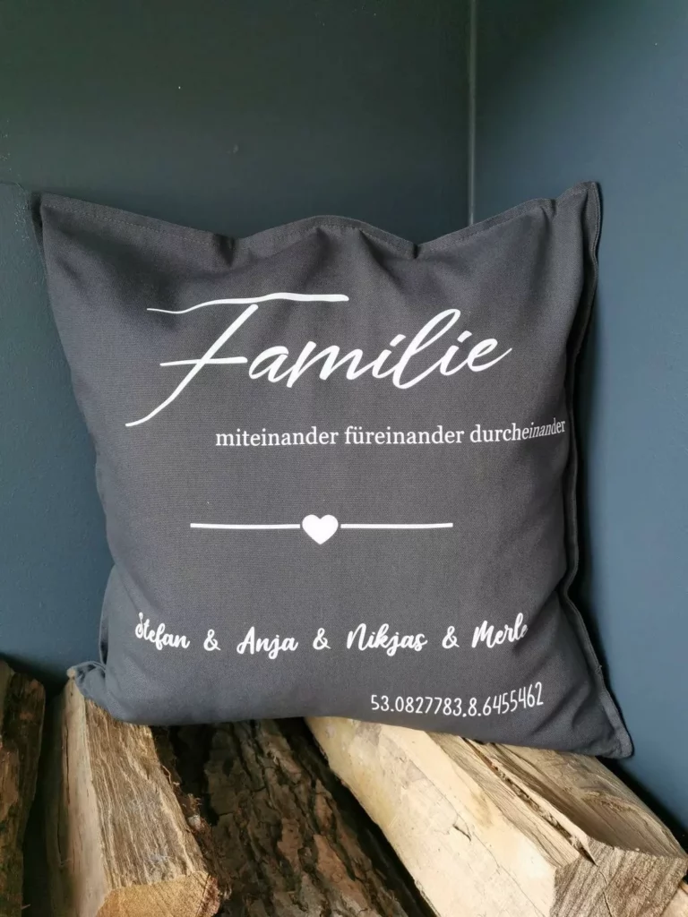 Kissenbezug Familie