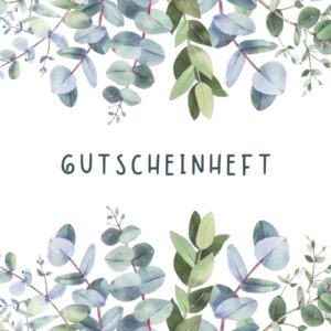 selbst gestaltbare Gutscheinbuch