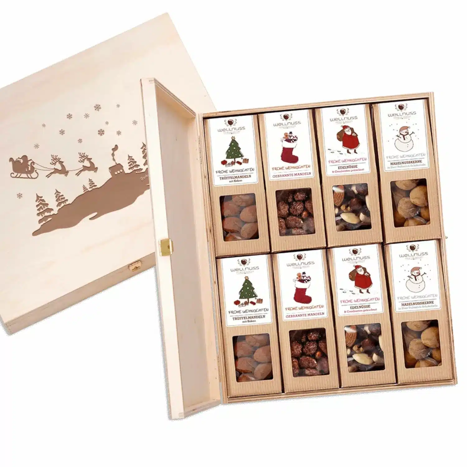 Geschenkset mit PREMIUM Nüssen & Trockenfrüchten!