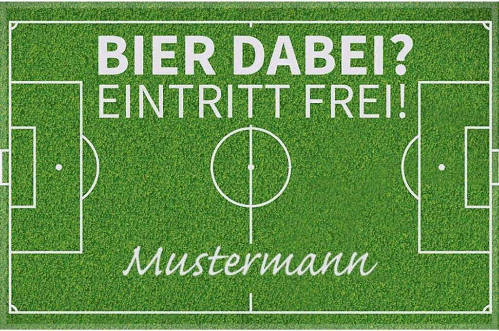 Fußmatte für Männer