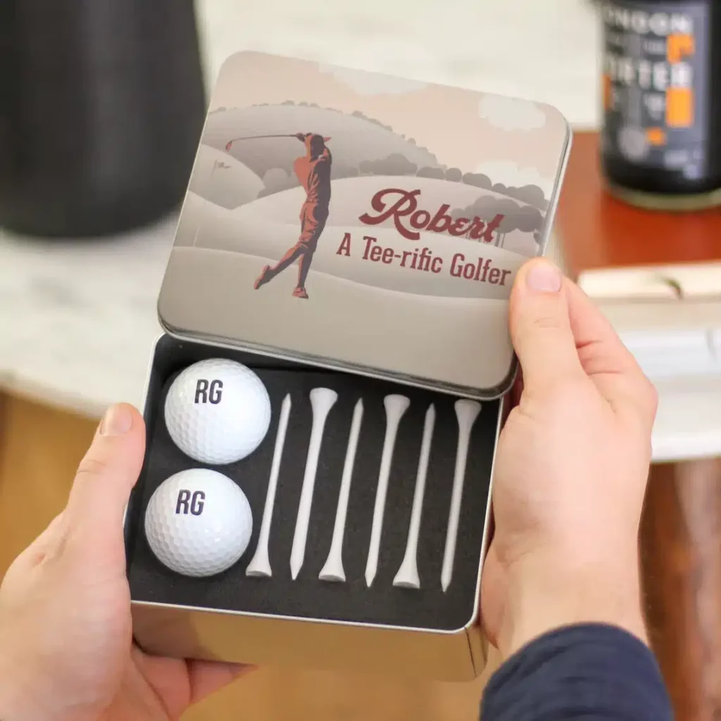 Personalisiertes Geschenkset für Golfer