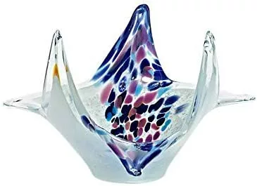 Glasschale in Blütenform
