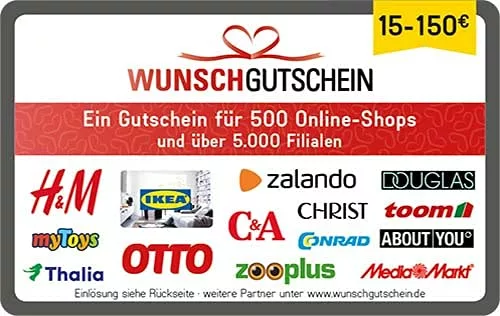 Gutschein für Events und Konzerte