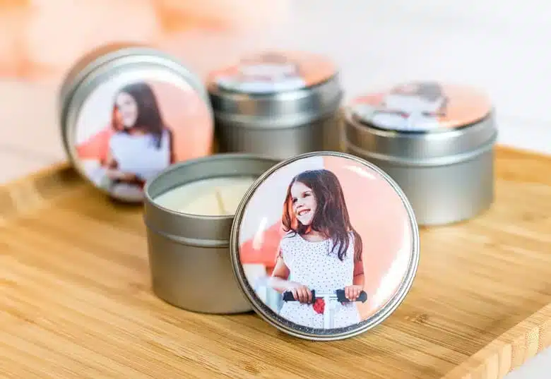 Teelicht-Set mit Foto