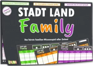 Party Game - Stadt, Land, Family