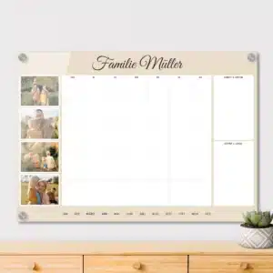 Personalisierter Acrylglas Foto Kalender