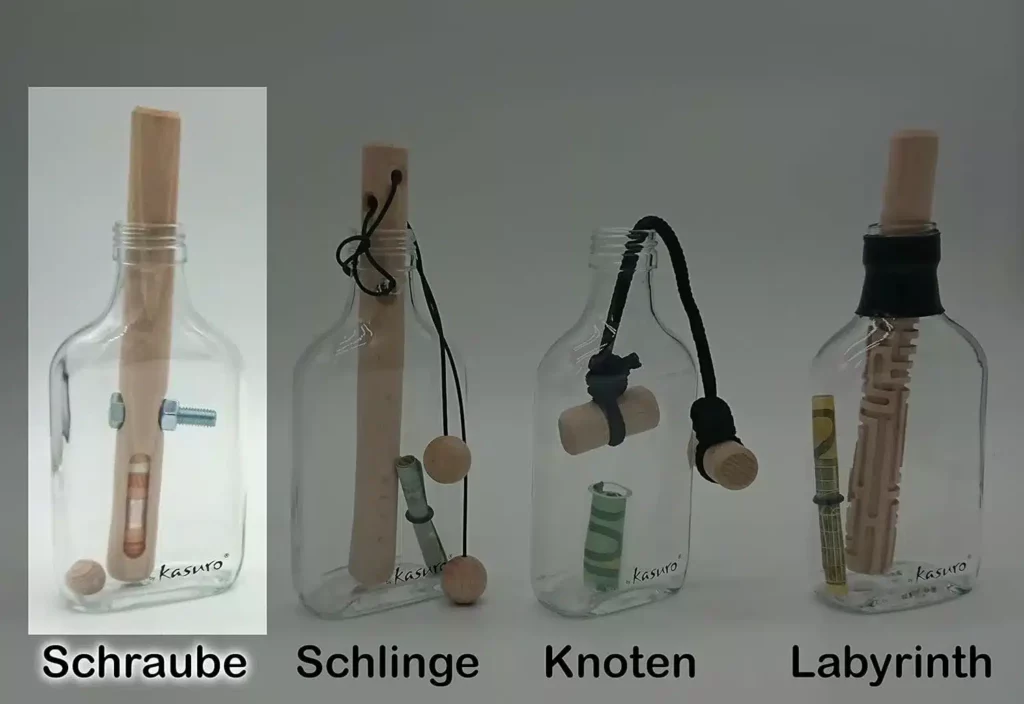 Flaschensafe für Geldgeschenke
