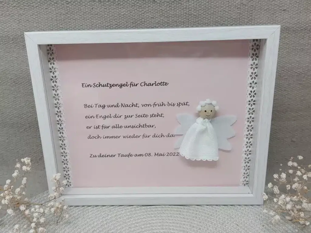 3D Schutzengelbild zur Geburt