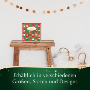 Schoko-Adventskalender im Buchformat