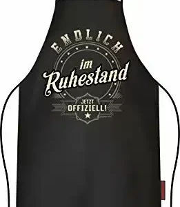 Kochschürze zum Ruhestand