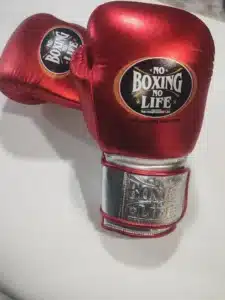 Lederboxhandschuhe mit Gravur