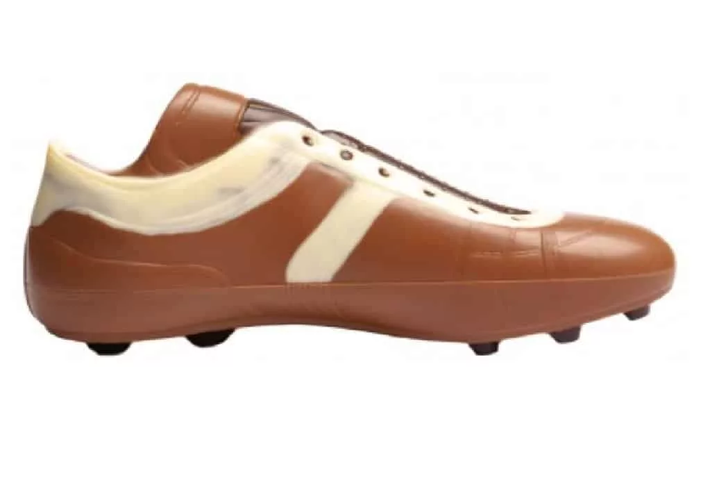 Schoko-Fußballschuh