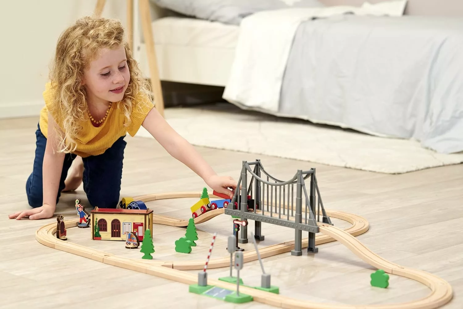 Holzzug-Set für Kinder