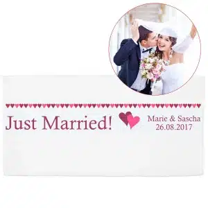 Just Married Handtuch