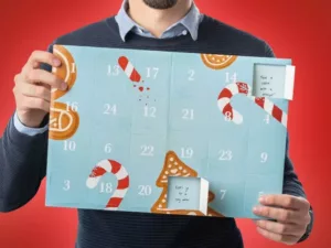 Selber-Beschriften Adventskalender