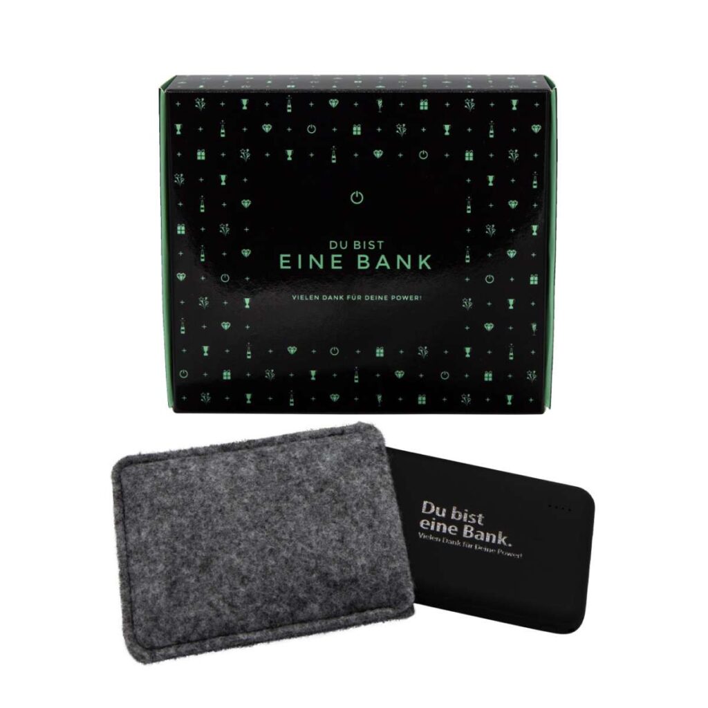 Powerbank für Mitarbeiter und Kollegen