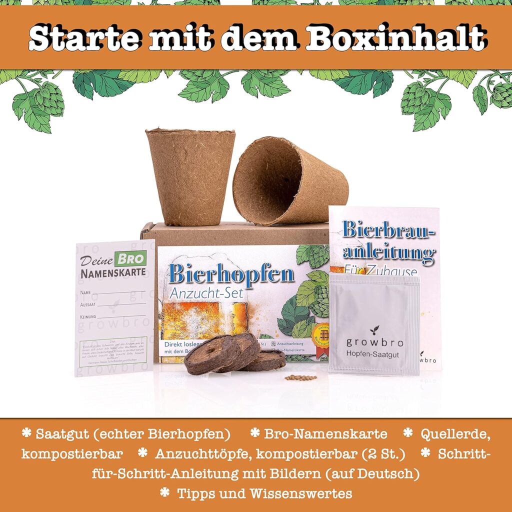 Männergadget Hopfenanzuchtset