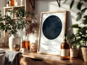 Personalisierte Sternenkarte