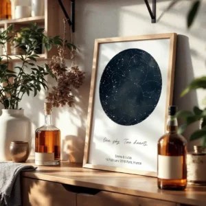 Personalisierte Sternenkarte