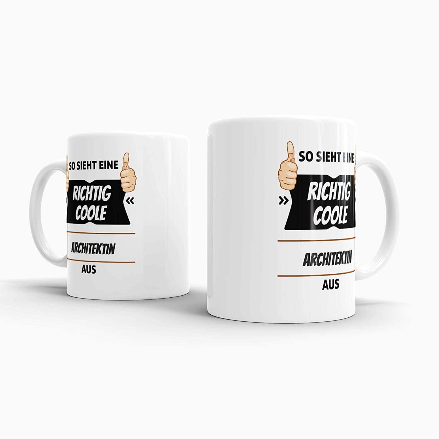tasse für Architektin