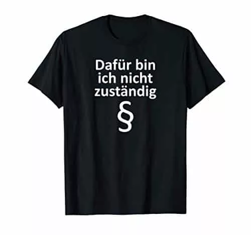 Witziges T-Shirt für Beamte