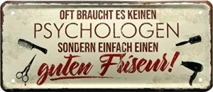 Witziges Schild für Friseure