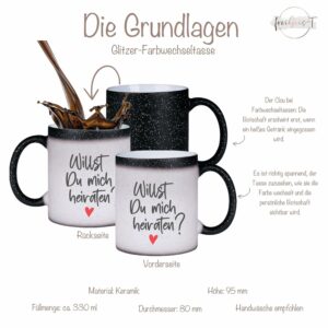 Tasse für Heiratsantrag