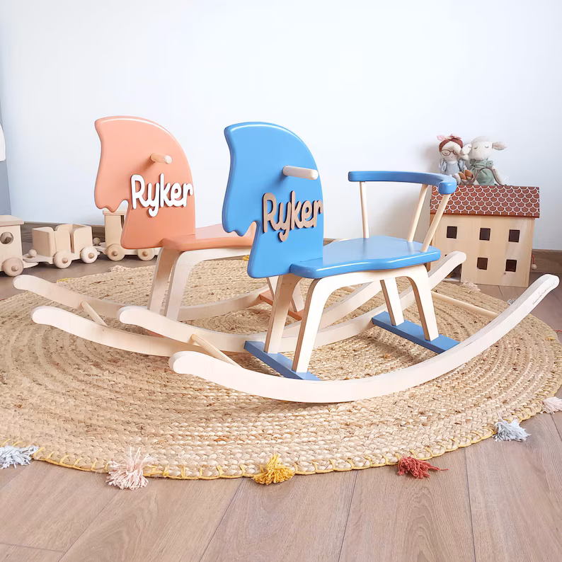 Schaukelpferd mit Personalisierung