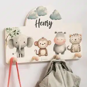 personalisierbare Kindergarderobe