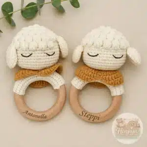 Lämmchen Babyrassel