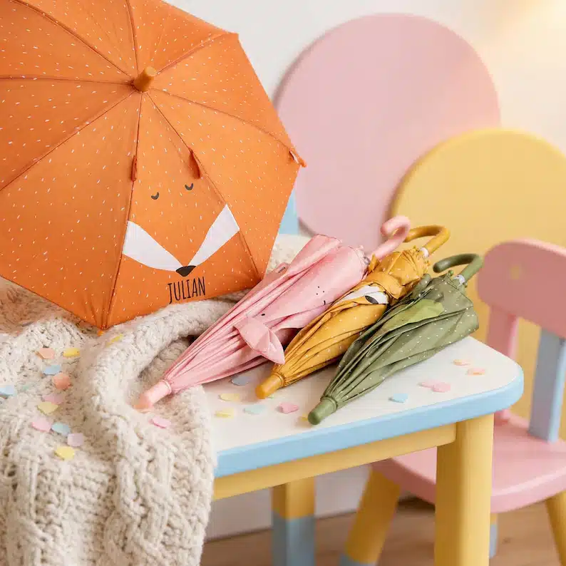 Kinderregenschirm mit Personalisierung