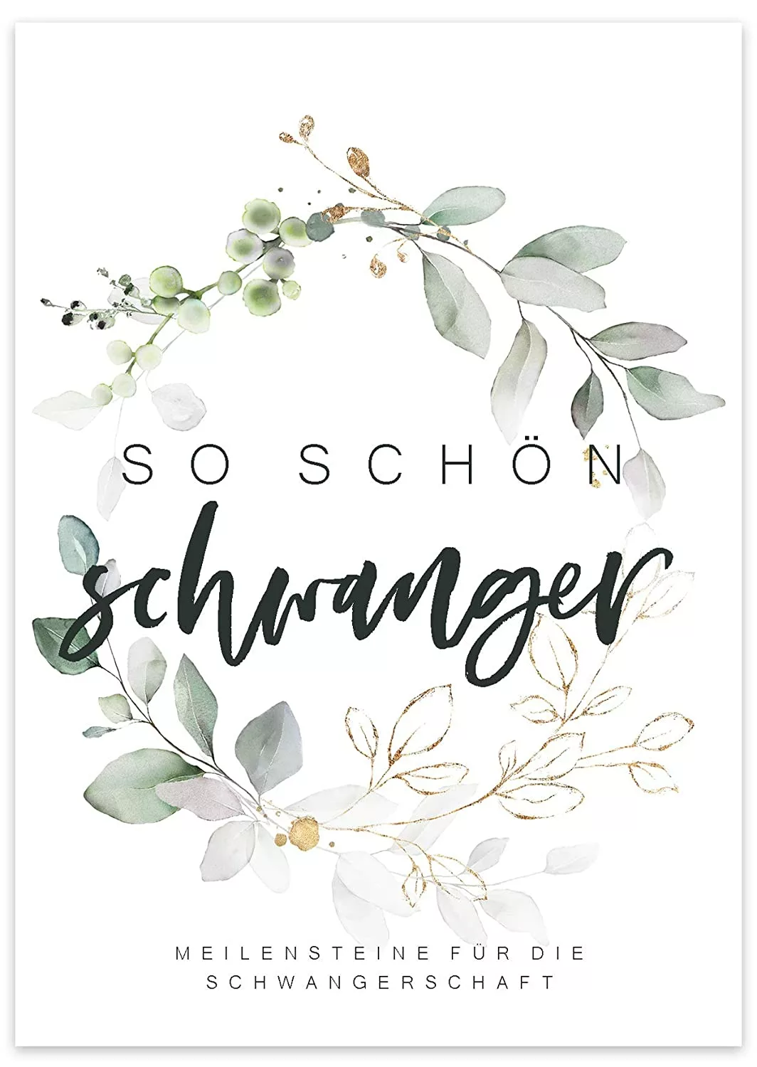 Meilensteinkärtchen zur Schwangerschaft