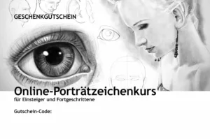 Online-Porträtzeichenkurs für Einsteiger