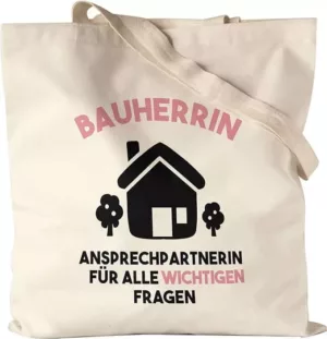 Geschenktasche zum Einzug oder Richtfest